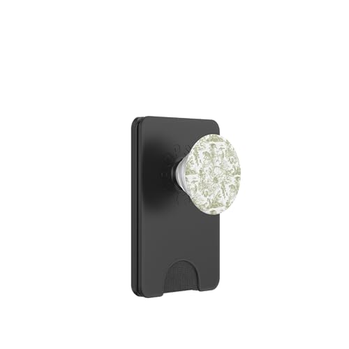 Adretter Olivgrüner asiatischer Dschungel-Toileaffe, Leopard-Lotus PopSockets PopWallet für MagSafe Adretter Olivgrüner asiatischer Dschungel-Toileaffe, Leopard-Lotus PopSockets PopWallet für MagSafe von Aesthetic Toile Patterns