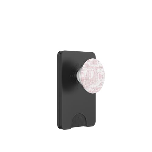 Pastell Pink Preppy Italian Vacation Toile PopSockets PopWallet für MagSafe Pastell Pink Preppy Italian Vacation Toile PopSockets PopWallet für MagSafe von Aesthetic Toile Patterns