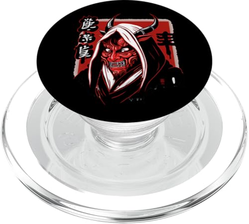 Kabuki Menschenähnliche Yökai Dämonenmasken Monster PopSockets PopGrip für MagSafe von Aesthetic Yokai Styles