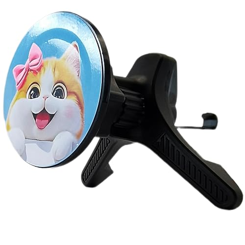 AesthiqueArt Niedliche Katze Design Magnetische Auto Handyhalterung - Air Vent Phone Holder Kawaii Katze Auto Zubehör für Frauen Kompatibel mit iPhone MagSafe Fahrzeug Handyhalterung AesthiqueArt Niedliche Katze Design Magnetische Auto Handyhalterung - Air Vent Phone Holder Kawaii Katze Auto Zubehör für Frauen Kompatibel mit iPhone MagSafe Fahrzeug Handyhalterung von AesthiqueArt