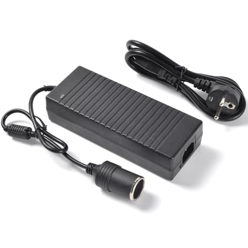 KFZ Netzadapter, Afenau Netzteil 12V 15A mit Zigarettenanzünder Buchse, AC auf DC Spannungswandler 240V auf 12V, 15A 180W Wechselrichter Adapter für Reifenfüller, Kühlbox und Andere Autogeräte von Afenau