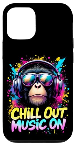 CHILL OUT MUSIC ON Affe Kopfhörer Hülle für iPhone 12/12 Pro CHILL OUT MUSIC ON Affe Kopfhörer Hülle für iPhone 12/12 Pro von Affe Kopfhörer Designs