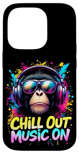 CHILL OUT MUSIC ON Affe Kopfhörer Hülle für iPhone 14 Pro CHILL OUT MUSIC ON Affe Kopfhörer Hülle für iPhone 14 Pro von Affe Kopfhörer Designs