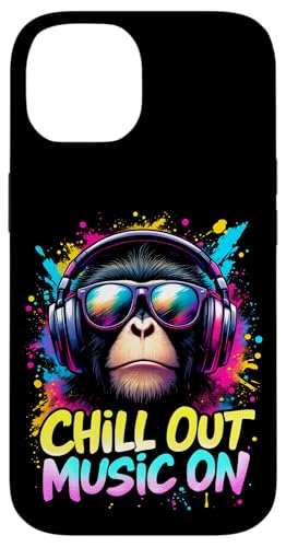 CHILL OUT MUSIC ON Affe Kopfhörer Hülle für iPhone 14 CHILL OUT MUSIC ON Affe Kopfhörer Hülle für iPhone 14 von Affe Kopfhörer Designs
