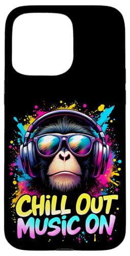 CHILL OUT MUSIC ON Affe Kopfhörer Hülle für iPhone 15 Pro Max CHILL OUT MUSIC ON Affe Kopfhörer Hülle für iPhone 15 Pro Max von Affe Kopfhörer Designs