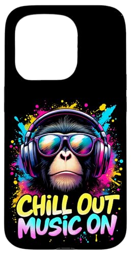CHILL OUT MUSIC ON Affe Kopfhörer Hülle für iPhone 15 Pro CHILL OUT MUSIC ON Affe Kopfhörer Hülle für iPhone 15 Pro von Affe Kopfhörer Designs