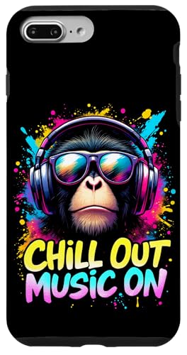 CHILL OUT MUSIC ON Affe Kopfhörer Hülle für iPhone 7 Plus/8 Plus CHILL OUT MUSIC ON Affe Kopfhörer Hülle für iPhone 7 Plus/8 Plus von Affe Kopfhörer Designs