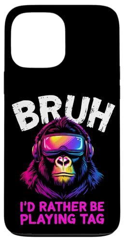 BRUH I'D RATHER BE PLAYING TAG Affe Kopfhörer Gaming Hülle für iPhone 13 Pro Max BRUH I'D RATHER BE PLAYING TAG Affe Kopfhörer Gaming Hülle für iPhone 13 Pro Max von Affe Kopfhörer Gaming Designs