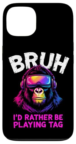 BRUH I'D RATHER BE PLAYING TAG Affe Kopfhörer Gaming Hülle für iPhone 13 BRUH I'D RATHER BE PLAYING TAG Affe Kopfhörer Gaming Hülle für iPhone 13 von Affe Kopfhörer Gaming Designs
