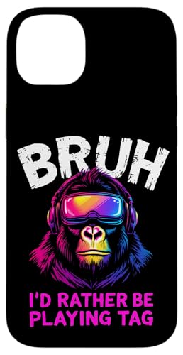 BRUH I'D RATHER BE PLAYING TAG Affe Kopfhörer Gaming Hülle für iPhone 14 Plus BRUH I'D RATHER BE PLAYING TAG Affe Kopfhörer Gaming Hülle für iPhone 14 Plus von Affe Kopfhörer Gaming Designs