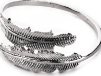 Affek Design ADRIANNE Napkin holder silver feathers diam.4cmxh2cm von Affek Design