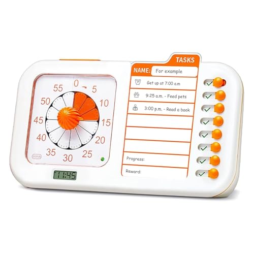 Afforstyle 3-in-1 Visueller ADHS-Timer für Kinder und Erwachsene mit Planungstafel, Aufgabentimer, Aufgabentabelle und Visuellem Zeitplanplan Afforstyle 3-in-1 Visueller ADHS-Timer für Kinder und Erwachsene mit Planungstafel, Aufgabentimer, Aufgabentabelle und Visuellem Zeitplanplan von Afforstyle