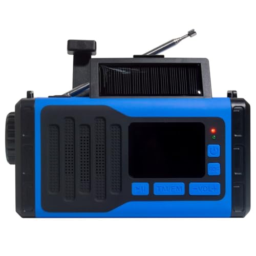 Afforstyle FM-Radio mit Bluetooth-Lautsprecher, Triple-Band-Notfallradio, Tragbares Solarradio-Empfänger mit Handkurbel und USB-C-Ladefunktion. Afforstyle FM-Radio mit Bluetooth-Lautsprecher, Triple-Band-Notfallradio, Tragbares Solarradio-Empfänger mit Handkurbel und USB-C-Ladefunktion. von Afforstyle