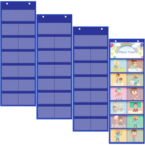 Affrolling Taschendiagramm für Klassenzimmer, 74,9 x 25,4 cm, 12 + 1 Taschen, Hängemappe, Organizer für Karten, Bilder, Klassenmanagement, pädagogisches Verhaltensdiagramm, Lehrer, Büroorganisation Affrolling Taschendiagramm für Klassenzimmer, 74,9 x 25,4 cm, 12 + 1 Taschen, Hängemappe, Organizer für Karten, Bilder, Klassenmanagement, pädagogisches Verhaltensdiagramm, Lehrer, Büroorganisation von Affrolling