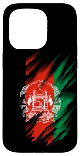 Hülle für iPhone 15 Pro Afghanische Flagge Afghanistan Hülle für iPhone 15 Pro Afghanische Flagge Afghanistan von Afghanistan Flag Scratch Design Apparel