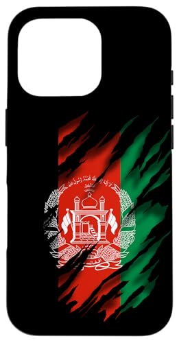 Hülle für iPhone 16 Pro Afghanische Flagge Afghanistan Hülle für iPhone 16 Pro Afghanische Flagge Afghanistan von Afghanistan Flag Scratch Design Apparel
