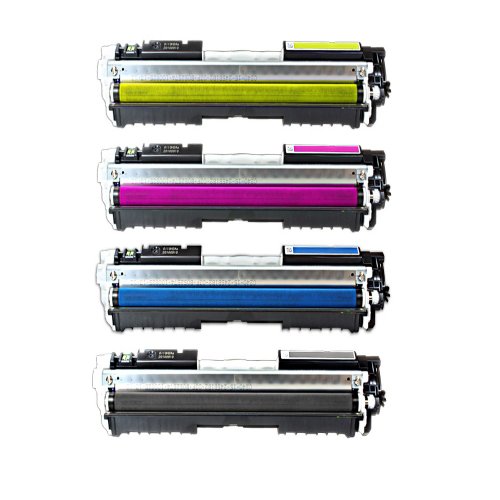 4 kompatible Toner Lasertoner für HP Laserjet CP1025 Color ersetzen CE310A CE311A CE312A CE313A 126A von AfiD GmbH