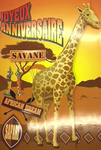 AFIE Karte für Schlüsselanhänger, Motiv Giraffe, Tiere, Relief, Savanne Afrikanischer Traum, Safari, weißer Umschlag, 12 x 17,5 cm, 67-1024/2 AFIE Karte für Schlüsselanhänger, Motiv Giraffe, Tiere, Relief, Savanne Afrikanischer Traum, Safari, weißer Umschlag, 12 x 17,5 cm, 67-1024/2 von Afie
