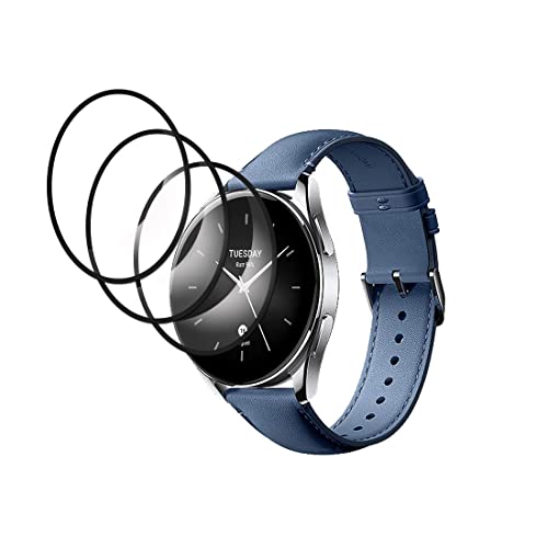 Afikyutu 3 Stück Schutzfolie Kompatibel mit Xiaomi Watch S2 46mm Full Cover Displayschutzfolie für Xiaomi Watch S2 46mm Folie Anti-Kratzer, Blasenfrei, Anti-Fingerprint, HD Klar Afikyutu 3 Stück Schutzfolie Kompatibel mit Xiaomi Watch S2 46mm Full Cover Displayschutzfolie für Xiaomi Watch S2 46mm Folie Anti-Kratzer, Blasenfrei, Anti-Fingerprint, HD Klar von Afikyutu