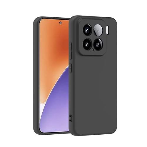 Afikyutu Hülle für Xiaomi 15, Handyhülle Kameraschutz, Soft Matte Handyhülle, Thin Case, Stoßfeste Schutzhülle, Schwarz [Kamera Schutz] von Afikyutu