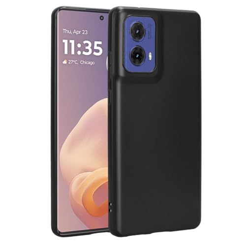 Afikyutu Hülle für Motorola Moto G85 5G, Handyhülle Kameraschutz, Soft Matte Handyhülle, Thin Case, Stoßfeste Schutzhülle, Schwarz [Kamera Schutz] von Afikyutu