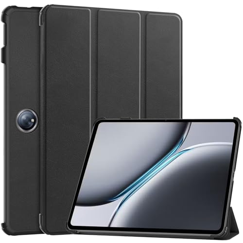 Afikyutu Hülle für OnePlus Pad 2/ Oppo Pad 3 Pro, Dünn Hülle Leder mit Auto Schlaf/Wach Ständer, Modische Smart Trifold Stand Cover, Schutzhülle für OnePlus Pad 2/ Oppo Pad 3 Pro Folio Cover, Schwarz Afikyutu Hülle für OnePlus Pad 2/ Oppo Pad 3 Pro, Dünn Hülle Leder mit Auto Schlaf/Wach Ständer, Modische Smart Trifold Stand Cover, Schutzhülle für OnePlus Pad 2/ Oppo Pad 3 Pro Folio Cover, Schwarz von Afikyutu