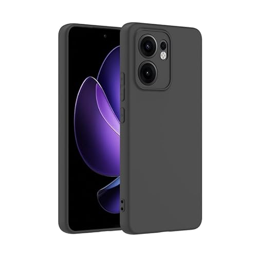 Afikyutu Hülle für Oppo Reno 13 F/ 13F / Reno 13 FS 4G/5G, Handyhülle Kameraschutz, Soft Matte Handyhülle, Thin Case, Stoßfeste Schutzhülle, Schwarz [Kamera Schutz] von Afikyutu