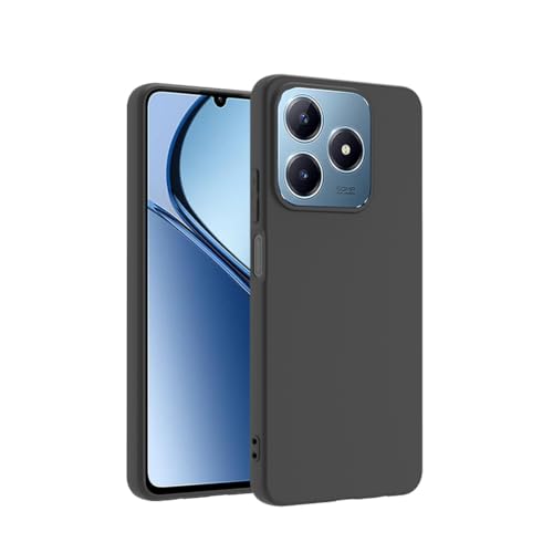 Afikyutu Hülle für Realme C61/C63, Handyhülle Kameraschutz, Soft Matte Handyhülle, Thin Case, Stoßfeste Schutzhülle, Schwarz [Kamera Schutz] von Afikyutu
