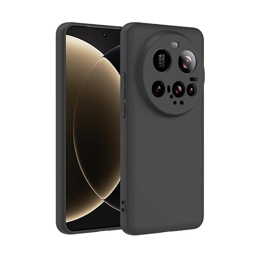 Afikyutu Hülle für Xiaomi 15 Ultra,Ultradünnes Weiches TPU Silikon Handyhülle, [Soft Matte Kameraschutz Schutzhülle+Ganzkörper Schutz]，Stoßfeste,Anti-Kratzer,Schwarz von Afikyutu