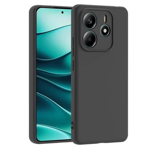 Afikyutu Hülle für Xiaomi Redmi Note 14 5G, Handyhülle Kameraschutz, Soft Matte Handyhülle, Thin Case, Stoßfeste Schutzhülle, Schwarz [Kamera Schutz] von Afikyutu