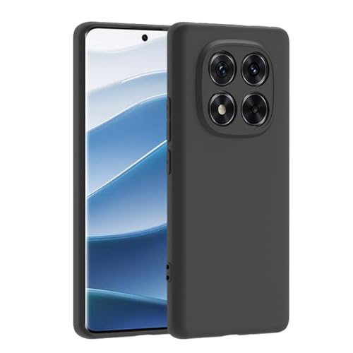 Afikyutu Hülle für Xiaomi Redmi Note 14 Pro+ 5G/ Redmi Note 14 Pro Plus 5G, Handyhülle Kameraschutz, Soft Matte Handyhülle, Thin Case, Stoßfeste Schutzhülle, Schwarz [Kamera Schutz] von Afikyutu