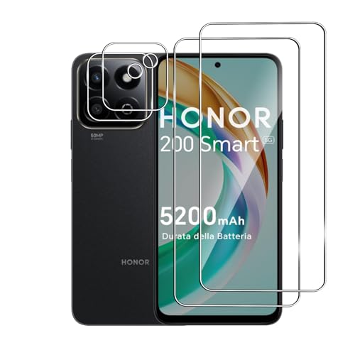 Afikyutu Panzer Schutz Glas für Honor 200 Smart, 2 Stück Schutzfolie mit 2 Stück Kameraschutz, 9H Härte Displayschutz, HD Panzerfolie Anti-Kratz, Anti-Blasenfrei Afikyutu Panzer Schutz Glas für Honor 200 Smart, 2 Stück Schutzfolie mit 2 Stück Kameraschutz, 9H Härte Displayschutz, HD Panzerfolie Anti-Kratz, Anti-Blasenfrei von Afikyutu