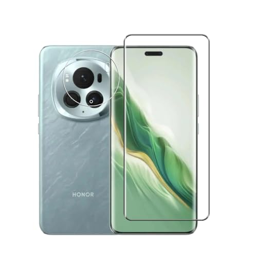 Afikyutu Panzer Schutz Glas für Honor Magic 6 Pro, 1 Stück 3D Schutzfolie mit 1 Stück Kameraschutz, 9H Härte Displayschutz, HD Panzerfolie Anti-Kratz, Anti-Blasenfrei Afikyutu Panzer Schutz Glas für Honor Magic 6 Pro, 1 Stück 3D Schutzfolie mit 1 Stück Kameraschutz, 9H Härte Displayschutz, HD Panzerfolie Anti-Kratz, Anti-Blasenfrei von Afikyutu