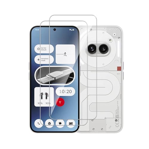 Afikyutu Panzer Schutz Glas für Nothing Phone (2a)/ 2a Plus, 2 Stück Schutzfolie, 9H Härte Displayschutz, HD Panzerfolie Anti-Kratz, Anti-Blasenfrei, Einfach Installieren von Afikyutu