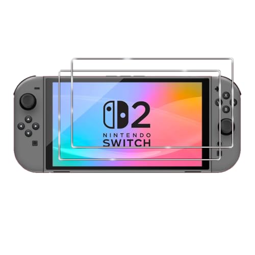 Afikyutu Schutzfolie für Nintendo Switch 2 (2025) für Panzerglas, 2 Stück Schutzfolie, 9H Härte Displayschutz, HD Panzerfolie Anti-Kratz, Anti-Blasenfrei. Afikyutu Schutzfolie für Nintendo Switch 2 (2025) für Panzerglas, 2 Stück Schutzfolie, 9H Härte Displayschutz, HD Panzerfolie Anti-Kratz, Anti-Blasenfrei. von Afikyutu