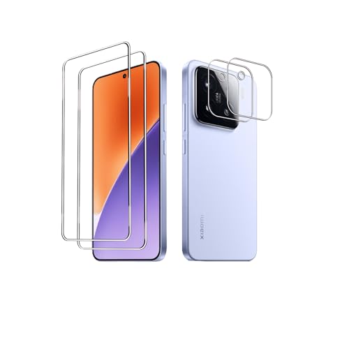 Afikyutu Panzer Schutz Glas für Xiaomi 15, 2 Stück Schutzfolie mit 2 Stück Kameraschutz, 9H Härte Displayschutz, HD Panzerfolie Anti-Kratz, Anti-Blasenfrei Afikyutu Panzer Schutz Glas für Xiaomi 15, 2 Stück Schutzfolie mit 2 Stück Kameraschutz, 9H Härte Displayschutz, HD Panzerfolie Anti-Kratz, Anti-Blasenfrei von Afikyutu