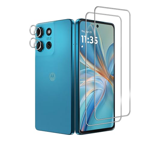 Afikyutu Schutzfolie für Motorola Moto G75 5G für Panzerglas, 2 Stück Schutzfolie mit 2 Stück Kameraschutz, 9H Härte Displayschutz, 9 HD Panzerfolie Anti-Kratz, Anti-Blasenfrei, Einfach Installieren Afikyutu Schutzfolie für Motorola Moto G75 5G für Panzerglas, 2 Stück Schutzfolie mit 2 Stück Kameraschutz, 9H Härte Displayschutz, 9 HD Panzerfolie Anti-Kratz, Anti-Blasenfrei, Einfach Installieren von Afikyutu