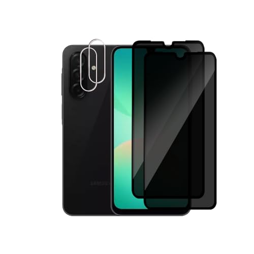 Afikyutu Schutzfolie für Samsung Galaxy A26 5G für Panzerglas, 2 Stück Sichtschutz Schutzfolie mit 2 Stück Kameraschutz, 9H Härte Displayschutz, HD Panzerfolie Anti-Kratz, Anti-Blasenfrei Afikyutu Schutzfolie für Samsung Galaxy A26 5G für Panzerglas, 2 Stück Sichtschutz Schutzfolie mit 2 Stück Kameraschutz, 9H Härte Displayschutz, HD Panzerfolie Anti-Kratz, Anti-Blasenfrei von Afikyutu