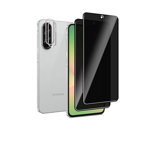 Afikyutu Schutzfolie für Samsung Galaxy A36 / Galaxy A56 5G für Panzerglas, 2 Stück Sichtschutz Schutzfolie mit 2 Stück Kameraschutz, 9H Härte Displayschutz, HD Panzerfolie Anti-Kratz, Anti-Blasenfrei Afikyutu Schutzfolie für Samsung Galaxy A36 / Galaxy A56 5G für Panzerglas, 2 Stück Sichtschutz Schutzfolie mit 2 Stück Kameraschutz, 9H Härte Displayschutz, HD Panzerfolie Anti-Kratz, Anti-Blasenfrei von Afikyutu