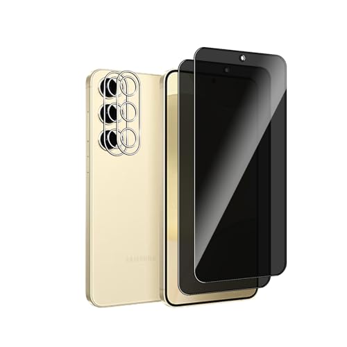 Afikyutu Schutzfolie für Samsung Galaxy S24 FE für Panzerglas, 2 Stück Sichtschutz Schutzfolie mit 2 Stück Kameraschutz, 9H Härte Displayschutz, HD Panzerfolie Anti-Kratz, Anti-Blasenfrei Afikyutu Schutzfolie für Samsung Galaxy S24 FE für Panzerglas, 2 Stück Sichtschutz Schutzfolie mit 2 Stück Kameraschutz, 9H Härte Displayschutz, HD Panzerfolie Anti-Kratz, Anti-Blasenfrei von Afikyutu