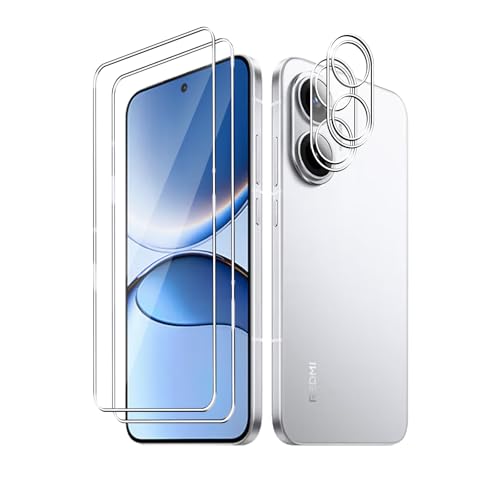 Afikyutu Schutzfolie für Xiaomi Poco F7 5G für Panzerglas, 2 Stück Schutzfolie mit 2 Stück Kameraschutz, 9H Härte Displayschutz, HD Panzerfolie Anti-Kratz, Anti-Blasenfrei Afikyutu Schutzfolie für Xiaomi Poco F7 5G für Panzerglas, 2 Stück Schutzfolie mit 2 Stück Kameraschutz, 9H Härte Displayschutz, HD Panzerfolie Anti-Kratz, Anti-Blasenfrei von Afikyutu