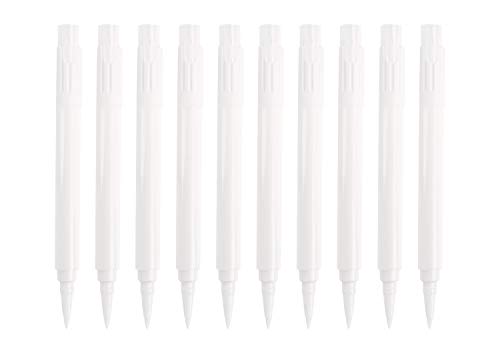 AfinderDE 10 Weiße Kreidestifte Flüssigkreide Kreidestift Trocken oder Feucht Abwischbare Kreidemarker Folienstift Glasmalstifte Tafelstift Glasmarker Whiteboard Marker für Tafel Fenster Glas von AfinderDE