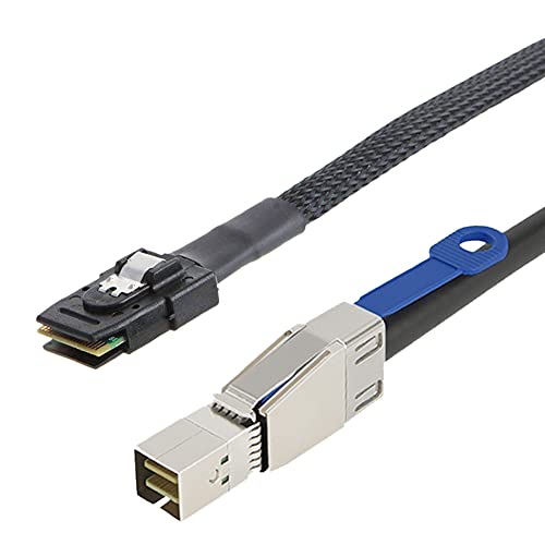 Aflytep Mini SAS HD auf Mini SAS 36PIN Adapter Kabel SFF-8644 auf SFF-8087 Server Festplatten Laufwerk Kabel 12Gbps 3,33TF/1M/1 von Aflytep