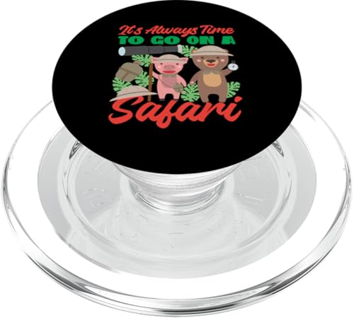 Es ist immer Zeit für eine Safari PopSockets PopGrip für MagSafe von Africa Safari And Wildlife Designs For Kids