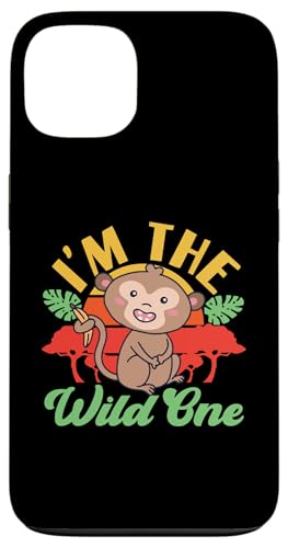 Ich bin The Wild One Süßer Affe Hülle für iPhone 13 Ich bin The Wild One Süßer Affe Hülle für iPhone 13 von Africa Safari And Wildlife Designs For Kids