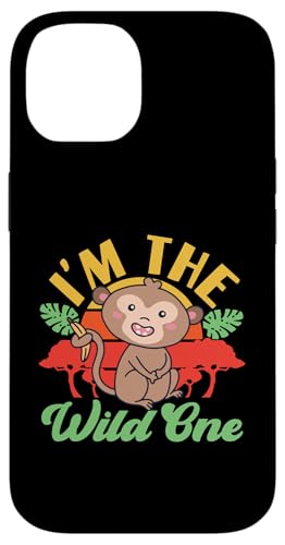 Ich bin The Wild One Süßer Affe Hülle für iPhone 14 Ich bin The Wild One Süßer Affe Hülle für iPhone 14 von Africa Safari And Wildlife Designs For Kids