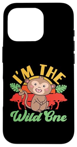 Ich bin The Wild One Süßer Affe Hülle für iPhone 16 Pro Ich bin The Wild One Süßer Affe Hülle für iPhone 16 Pro von Africa Safari And Wildlife Designs For Kids