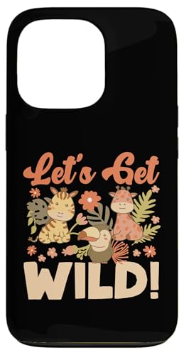 Let's Get Wild! Safari-Design für Mädchen und Jungen Hülle für iPhone 13 Pro von Africa Safari And Wildlife Designs For Kids