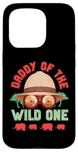 Papa von The Wild One Safari Hülle für iPhone 15 Pro von Africa Safari And Wildlife Designs For Kids