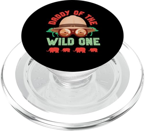 Papa von The Wild One Safari PopSockets PopGrip für MagSafe von Africa Safari And Wildlife Designs For Kids